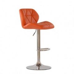 Барный стул Barneo N-85 Diamond оранжевый в Югорске - yugorsk.mebel24.online | фото