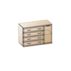Детская Карина композиция 8 (Гикори Джексон светлый) в Югорске - yugorsk.mebel24.online | фото 9