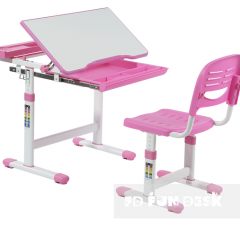 Комплект парта + стул трансформеры Cantare Pink в Югорске - yugorsk.mebel24.online | фото