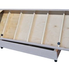 Диван-кровать Комфорт без подлокотников (4 подушки) BALTIC GREY в Югорске - yugorsk.mebel24.online | фото 12