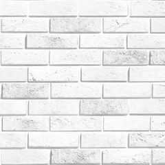 Фартук Кирпич гранж (выбеленый) CPL пластик МДФ 6 мм в Югорске - yugorsk.mebel24.online | фото