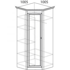 Гостиная Флоренция 4 Дуб оксфорд в Югорске - yugorsk.mebel24.online | фото 6