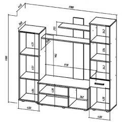 ИБИЦА Гостиная (ЯШС/ЯШТ) в Югорске - yugorsk.mebel24.online | фото 2