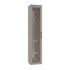 Гостиная София СП-5 Пенал-витрина МДФ Дуб крафт белый в Югорске - yugorsk.mebel24.online | фото