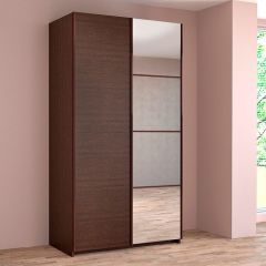 ИННЭС-5 Шкаф-купе 2-х дв. 1400 (1дв. Ф1 - венге, 1дв. Ф2 - зеркало) в Югорске - yugorsk.mebel24.online | фото