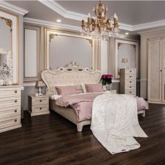 Комод 4 ящика Афина + Зеркало ППУ Афина (крем корень) в Югорске - yugorsk.mebel24.online | фото 7