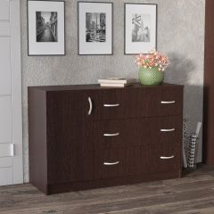 Комод Лофт (3 ящика/1 дверца) Венге в Югорске - yugorsk.mebel24.online | фото