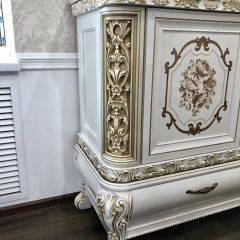 Комод с Зеркалом Алсу (белый глянец) в Югорске - yugorsk.mebel24.online | фото 9