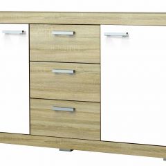 СОНАТА КС-1500 Комод (Дуб сонома/Белый глянец) в Югорске - yugorsk.mebel24.online | фото