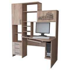 Компьютерный стол КЛ №6.0 правый (Дуб баррик) в Югорске - yugorsk.mebel24.online | фото