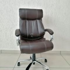 Кресло Barneo K-303 для руководителя (коричневая экокожа) в Югорске - yugorsk.mebel24.online | фото 1