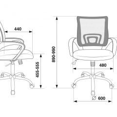 Кресло Бюрократ CH-695N/SL/BL/TW-11 синий TW-05 черный TW-11 в Югорске - yugorsk.mebel24.online | фото 4