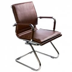Кресло для посетителя Бюрократ CH-993-Low-V/Brown коричневый в Югорске - yugorsk.mebel24.online | фото 1