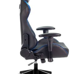 Кресло игровое Бюрократ VIKING 4 AERO BLUE черный/синий в Югорске - yugorsk.mebel24.online | фото 8