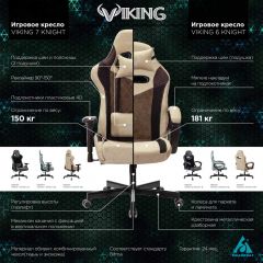 Кресло игровое Бюрократ VIKING 6 KNIGHT BL FABRIC синий в Югорске - yugorsk.mebel24.online | фото 5