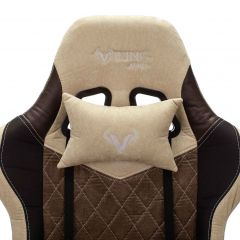 Кресло игровое Бюрократ VIKING 7 KNIGHT BR FABRIC коричневый/бежевый в Югорске - yugorsk.mebel24.online | фото 6