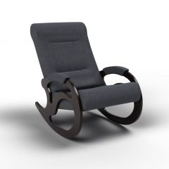 Кресло-качалка Вилла 11-Т-ГР (тканьвенге) ГРАФИТ в Югорске - yugorsk.mebel24.online | фото