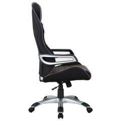 Кресло компьютерное BRABIX Techno GM-002 (ткань) черное/серое, вставки белые (531815) в Югорске - yugorsk.mebel24.online | фото 4