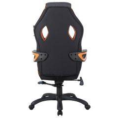 Кресло компьютерное BRABIX Techno Pro GM-003 (ткань черное/серое, вставки оранжевые) 531813 в Югорске - yugorsk.mebel24.online | фото 5