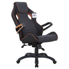Кресло компьютерное BRABIX Techno Pro GM-003 (ткань черное/серое, вставки оранжевые) 531813 в Югорске - yugorsk.mebel24.online | фото 8