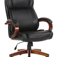 Кресло офисное BRABIX PREMIUM "Magnum EX-701" (дерево, рециклированная кожа, черное) 531827 в Югорске - yugorsk.mebel24.online | фото