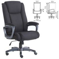 Кресло офисное BRABIX "Solid HD-005" (ткань/черное) 531822 в Югорске - yugorsk.mebel24.online | фото