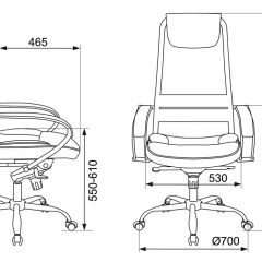 Кресло руководителя Бюрократ CH-609SL/BLACK в Югорске - yugorsk.mebel24.online | фото 4