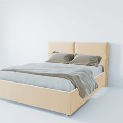 Кровать Корсика с ПМ 1200 (экокожа бежевая) в Югорске - yugorsk.mebel24.online | фото 2