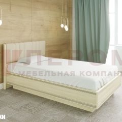 Кровать КР-1011 с мягким изголовьем в Югорске - yugorsk.mebel24.online | фото