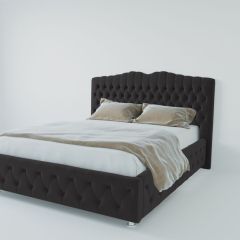 Кровать Нягань с ПМ 1200 (экокожа кольт ч) в Югорске - yugorsk.mebel24.online | фото 2