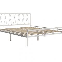 Кровать "Клэр" КМД18  Белая (1200*2000) (ножки-белые) в Югорске - yugorsk.mebel24.online | фото 3