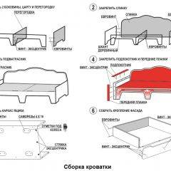 Кровать Фея 1600 с двумя ящиками в Югорске - yugorsk.mebel24.online | фото 21