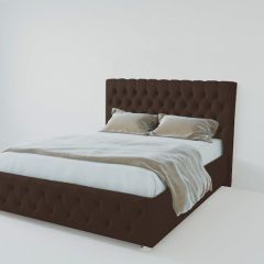 Кровать Версаль с ПМ 900 (экокожа коричневая) в Югорске - yugorsk.mebel24.online | фото