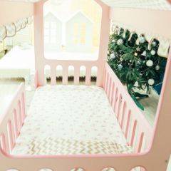 Кровать-домик без ящика 800*1600 (Розовый) в Югорске - yugorsk.mebel24.online | фото 3