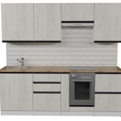 Кухонный гарнитур Амели компакт 2200 мм в Югорске - yugorsk.mebel24.online | фото 3