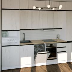Кухонный гарнитур Амели люкс 3000 мм в Югорске - yugorsk.mebel24.online | фото