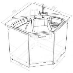 Кухонный гарнитур Лариса оптима 2 1500х1300 мм в Югорске - yugorsk.mebel24.online | фото 15