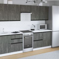 Кухонный гарнитур Ноктюрн мега 2500 мм в Югорске - yugorsk.mebel24.online | фото