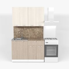 Кухонный гарнитур Ольга лайт 1 1200 мм в Югорске - yugorsk.mebel24.online | фото 3