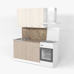Кухонный гарнитур Ольга лайт 1 1200 мм в Югорске - yugorsk.mebel24.online | фото 4