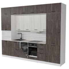 Кухонный гарнитур Сиена люкс 3000 мм в Югорске - yugorsk.mebel24.online | фото 4