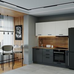 Кухонный гарнитур Вегас 2550 (Стол. 26мм) в Югорске - yugorsk.mebel24.online | фото