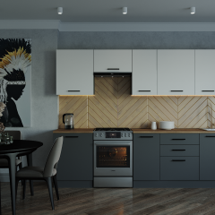 Кухонный гарнитур Вегас 3000 (Стол. 26мм) в Югорске - yugorsk.mebel24.online | фото
