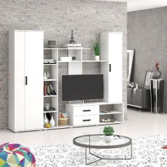 Шкаф Торонто (Белый текстурный) в Югорске - yugorsk.mebel24.online | фото 2
