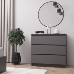 МОРИ МК 800.1 Комод (графит) в Югорске - yugorsk.mebel24.online | фото