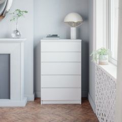 МОРИ МК 700.5 Комод (белый) в Югорске - yugorsk.mebel24.online | фото