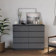 МОРИ МК 1200.8 Комод (графит) в Югорске - yugorsk.mebel24.online | фото