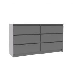 МОРИ МК 1380.6 Комод (графит) в Югорске - yugorsk.mebel24.online | фото 2