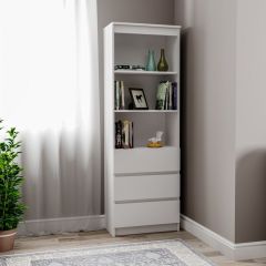 МОРИ МСТ 600.3 Стеллаж (белый) в Югорске - yugorsk.mebel24.online | фото