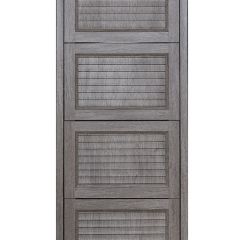 Обувница Комфорт Ф 001 Фасад 3D Жалюзи (4 секции) в Югорске - yugorsk.mebel24.online | фото 2